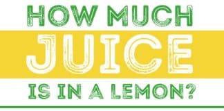 how many drop of lemon juice do you get from a full lemon 3