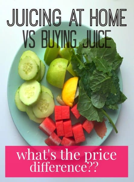 Is It Cheaper To Buy Juice Or Make It?