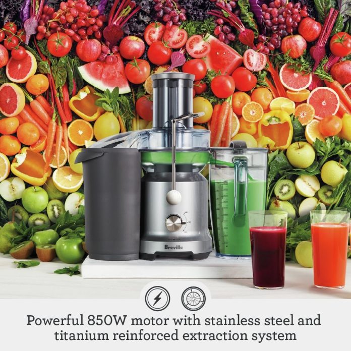 breville juice fountain cold juicer review