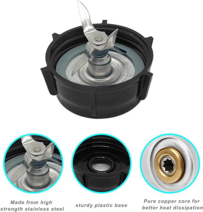 for oster blender replacement parts blender ice crusher blade with jar base capcoupling stud slinger pin and 2 rubber o 1 2