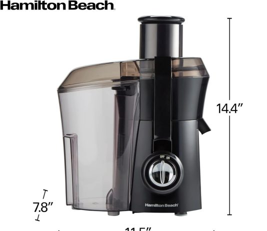 hamilton beach juicer machine big mouth large 3 feed chute for whole fruits and vegetables easy to clean centrifugal ext 3