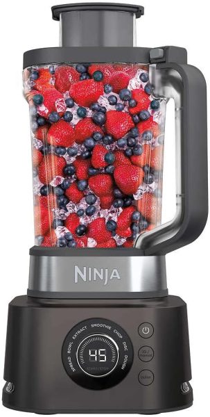 Ninja CO401B Foodi Power Blender Ultimate System with 72 oz Blending  Food Processing Pitcher, XL Smoothie Bowl Maker and Nutrient Extractor*  7 Functions, Black (Renewed)