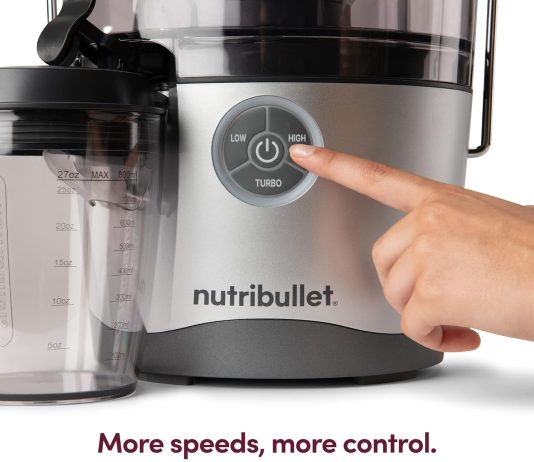 nutribullet juicer pro centrifugal juicer machine for fruit vegetables and food prep 27 ounces15 liters 1000 watts silve 3