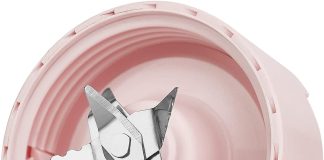 replacement blender blade with rubber ring compatible with roter mond personal blender pink