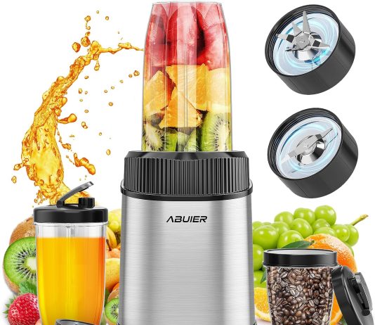 900w smoothie blender abuler personal blender for shakes and smoothies 13 pieces with 20 oz 2 to go cups portable blende
