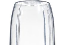 rae dunn personal blender 600w 24oz capacity bpa free jar crushes ice leak proof anti slip feet dishwasher safe cream 3