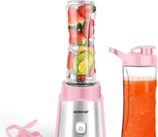smoothie blender blender for shakes and smoothies 350w powerful personal blender with 2 x 20oz portable bottle single bl