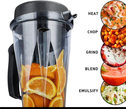 64 oz container with blade and lid blender container fit for vitamix classic c series blender for 5200 5000 5500 6300 42 2